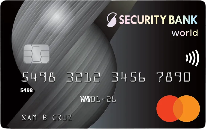 SECURITY BANK WORLD MASTERCARD